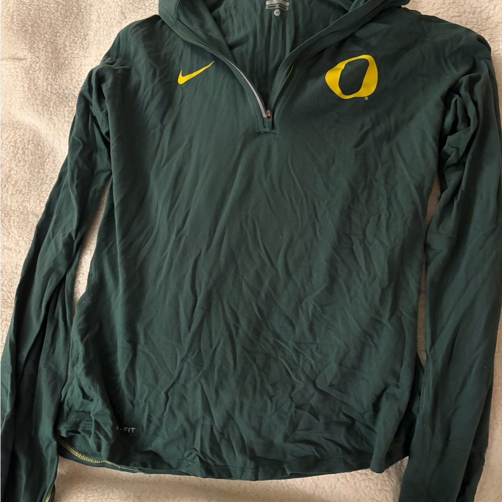 Nike Green UO Dri-FIT Quarter-Zip Top